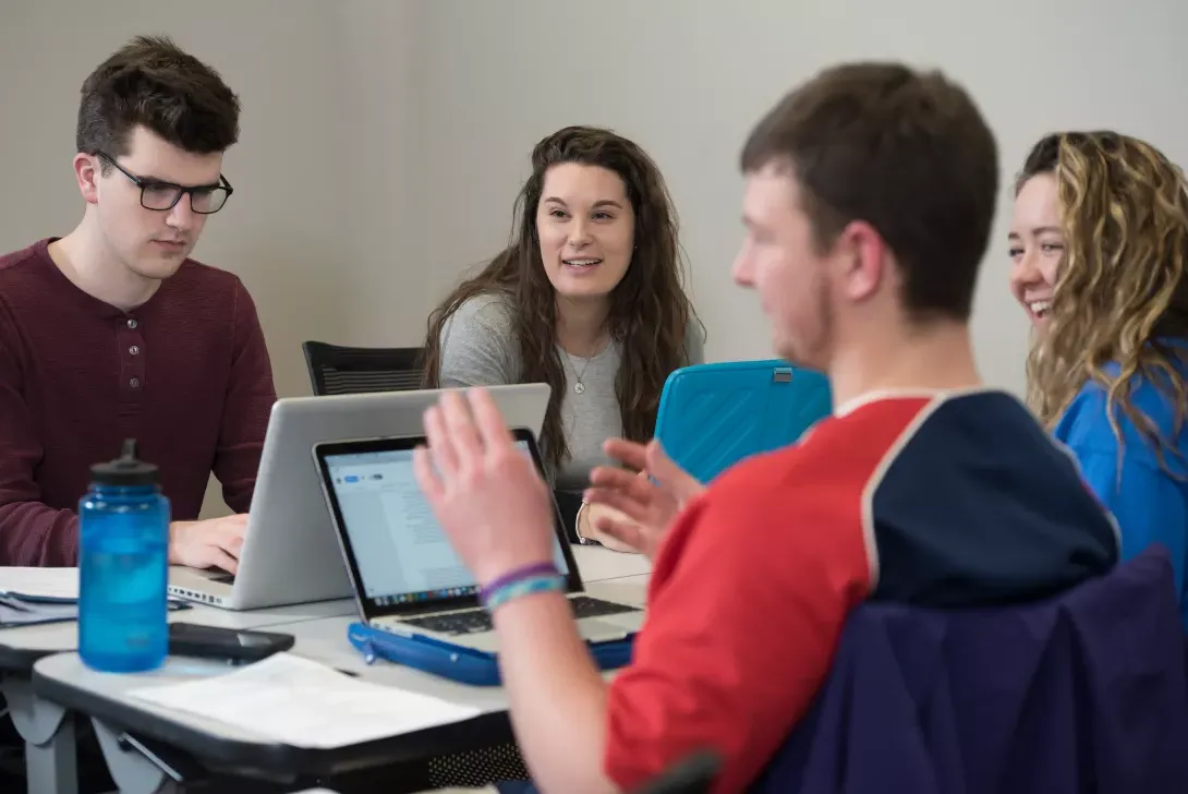 Students in Communication Studies class